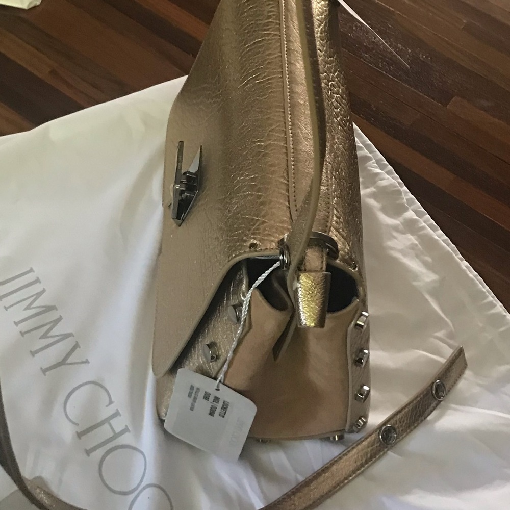 Metallic Jimmy choo handbag/Crossbody - Picture 6 of 8